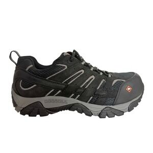 Merrell New Moab Vertex Vent CT Men's size 8 Black Composite Toe Work Shoes
